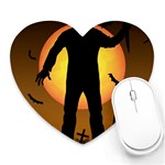 Friday 13th Zombie Heart Mousepad