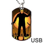 Friday 13th Zombie Dog Tag USB Flash (One Side)