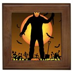 Friday 13th Zombie Framed Tile