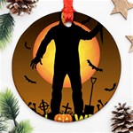 Friday 13th Zombie Ornament (Round)