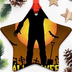 Friday 13th Zombie Ornament (Star)