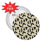 yellow bats 2.25  Button (10 pack)