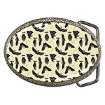 yellow bats Belt Buckle