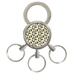 yellow bats 3-Ring Key Chain