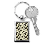 yellow bats Key Chain (Rectangle)