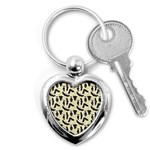 yellow bats Key Chain (Heart)