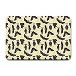 yellow bats Small Doormat