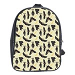 yellow bats School Bag (Large)