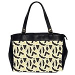 yellow bats Oversize Office Handbag (2 Sides)