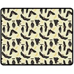 yellow bats Fleece Blanket (Medium)