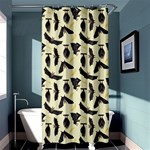 yellow bats Shower Curtain 36  x 72  (Stall)