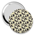 yellow bats 3  Handbag Mirror