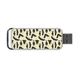 yellow bats Portable USB Flash (Two Sides)