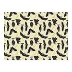 yellow bats Double Sided Flano Blanket (Mini)