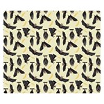 yellow bats Double Sided Flano Blanket (Small)