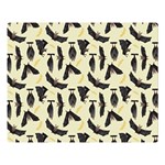 yellow bats Double Sided Flano Blanket (Large)