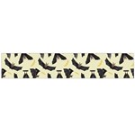 yellow bats Flano Scarf (Large)