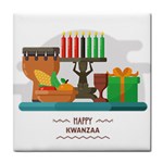 Happy Kwanzaa Gifts Tile Coaster