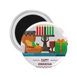 Happy Kwanzaa Gifts 2.25  Magnet