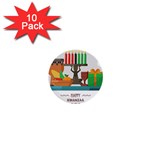 Happy Kwanzaa Gifts 1  Mini Button (10 pack) 