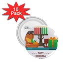 Happy Kwanzaa Gifts 1.75  Button (10 pack) 