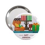 Happy Kwanzaa Gifts 2.25  Handbag Mirror