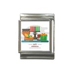 Happy Kwanzaa Gifts Italian Charm (13mm)