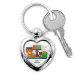 Happy Kwanzaa Gifts Key Chain (Heart)