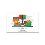 Happy Kwanzaa Gifts Sticker (Rectangular)