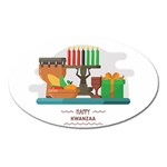 Happy Kwanzaa Gifts Magnet (Oval)