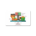 Happy Kwanzaa Gifts Magnet (Name Card)