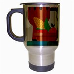 Happy Kwanzaa Gifts Travel Mug (Silver Gray)