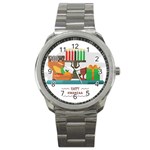 Happy Kwanzaa Gifts Sport Metal Watch