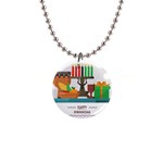 Happy Kwanzaa Gifts 1  Button Necklace