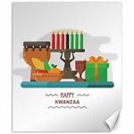 Happy Kwanzaa Gifts Canvas 8  x 10 