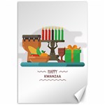 Happy Kwanzaa Gifts Canvas 12  x 18 