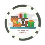 Happy Kwanzaa Gifts Poker Chip Card Guard