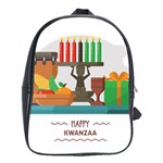 Happy Kwanzaa Gifts School Bag (Large)