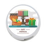 Happy Kwanzaa Gifts 4-Port USB Hub (One Side)