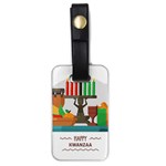 Happy Kwanzaa Gifts Luggage Tag (one side)