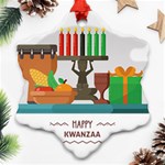 Happy Kwanzaa Gifts Ornament (Snowflake)