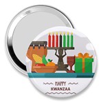 Happy Kwanzaa Gifts 3  Handbag Mirror