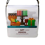 Happy Kwanzaa Gifts Flap Closure Messenger Bag (L)