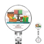 Happy Kwanzaa Gifts Stainless Steel Nurses Watch