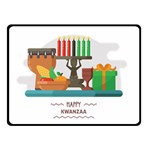 Happy Kwanzaa Gifts Double Sided Fleece Blanket (Small)