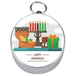 Happy Kwanzaa Gifts Silver Compass