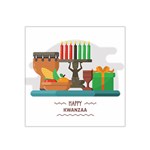 Happy Kwanzaa Gifts Satin Bandana Scarf