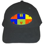 Kwanzaa Colorblock Black Cap