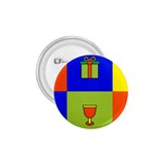 Kwanzaa Colorblock 1.75  Button