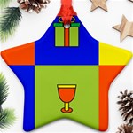 Kwanzaa Colorblock Ornament (Star)